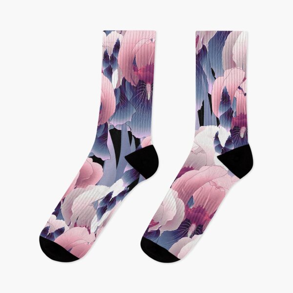 Item preview, Irises, Pink and blue-purple designed and sold by Alex  Blud.
