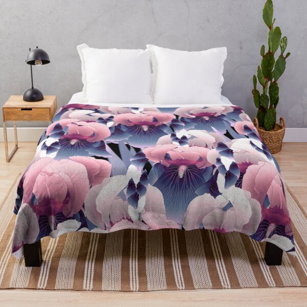 Item preview, Irises, Pink and blue-purple designed and sold by Alex  Blud.