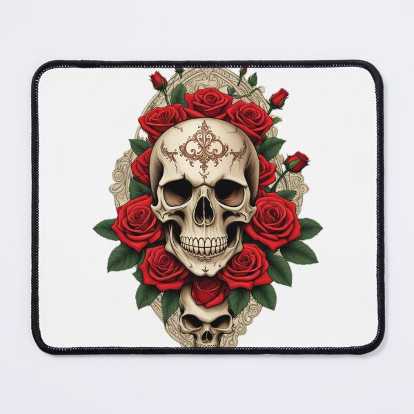 Item preview, Skull and Roses designed and sold by Artythedawg.