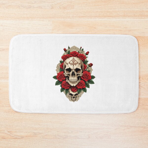 Item preview, Skull and Roses designed and sold by Artythedawg.