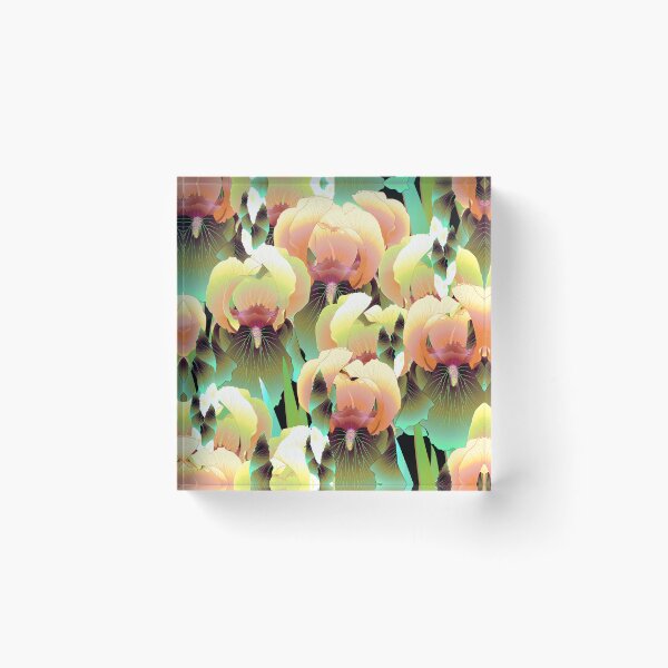 Item preview, Irises, Yellow and green designed and sold by Alex  Blud.