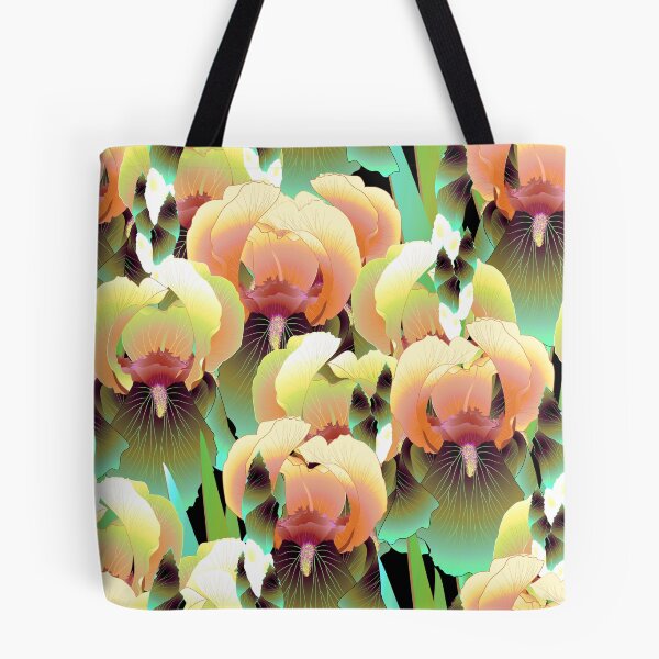 Item preview, Irises, Yellow and green designed and sold by Alex  Blud.