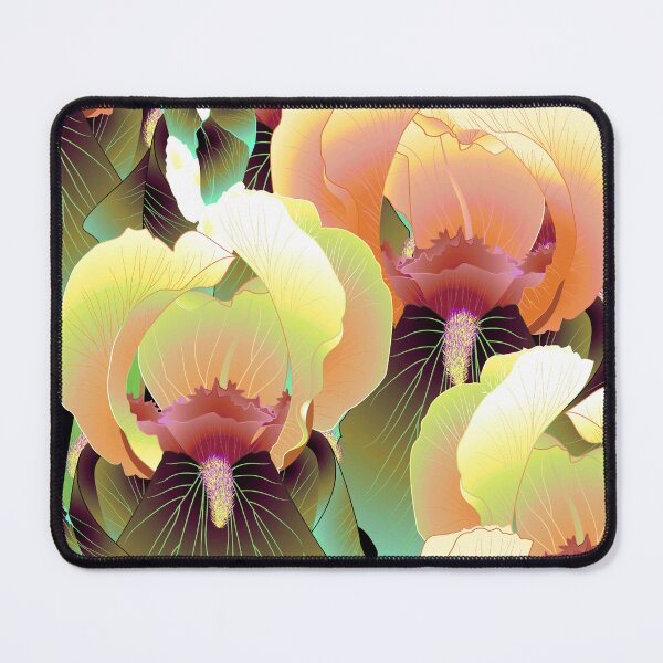 Item preview, Irises, Yellow and green designed and sold by Alex Blud.