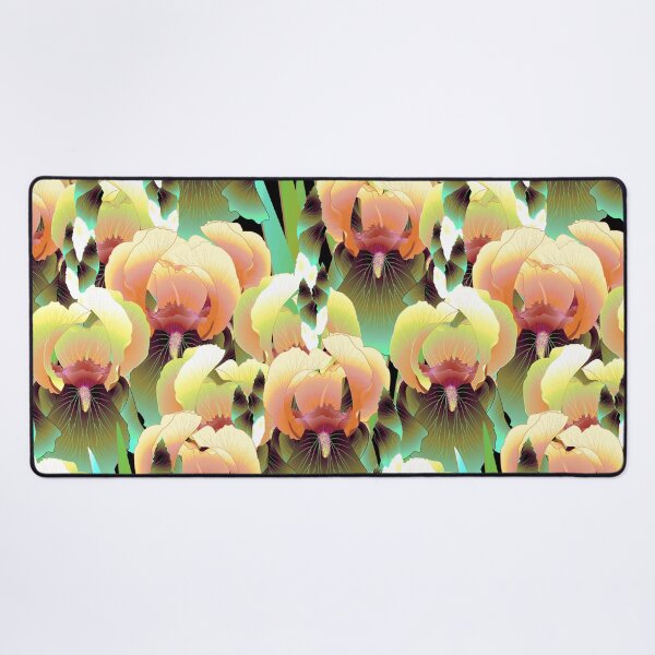 Item preview, Irises, Yellow and green designed and sold by Alex  Blud.