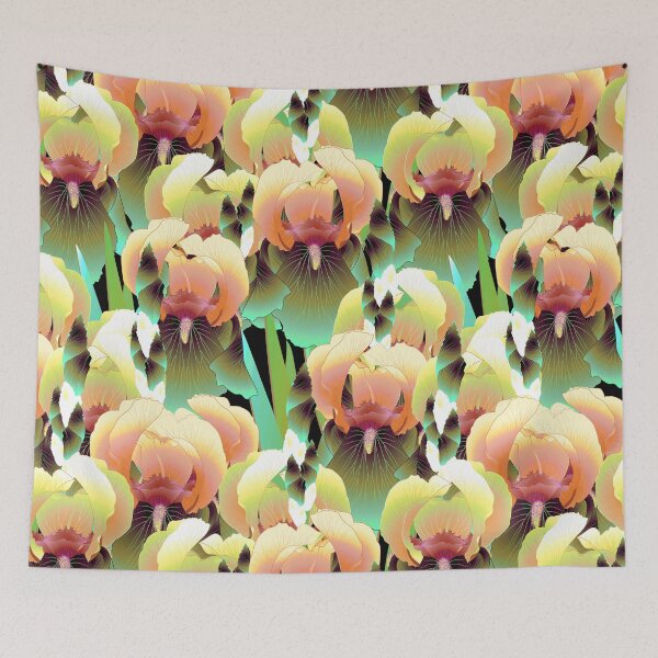 Item preview, Irises, Yellow and green designed and sold by Alex  Blud.