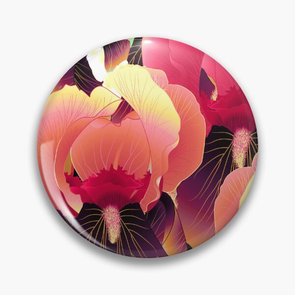 Item preview, Irises, Red and black-violet designed and sold by Alex  Blud.