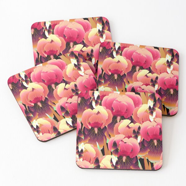 Item preview, Irises, Red and black-violet designed and sold by Alex  Blud.