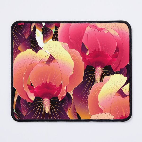 Item preview, Irises, Red and black-violet designed and sold by Alex  Blud.