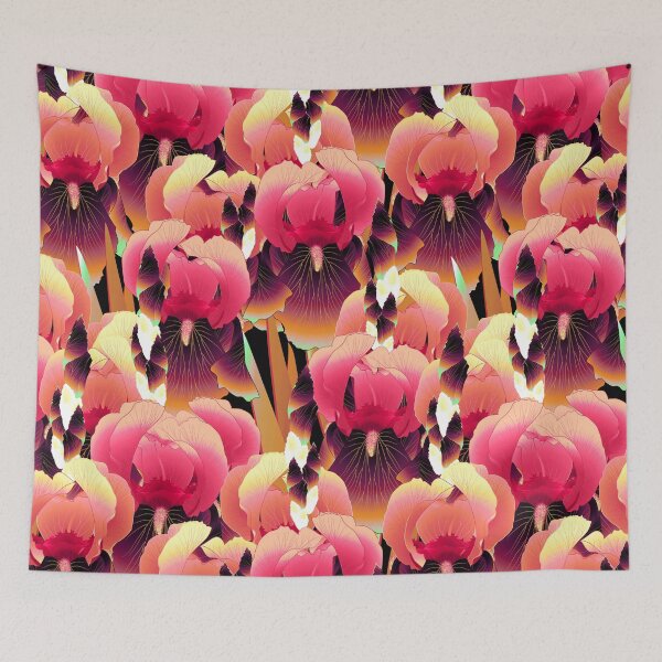 Item preview, Irises, Red and black-violet designed and sold by Alex  Blud.