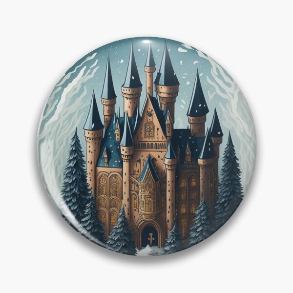 Item preview, Magical Castle Snow Globe Sticker designed and sold by pelzolga.