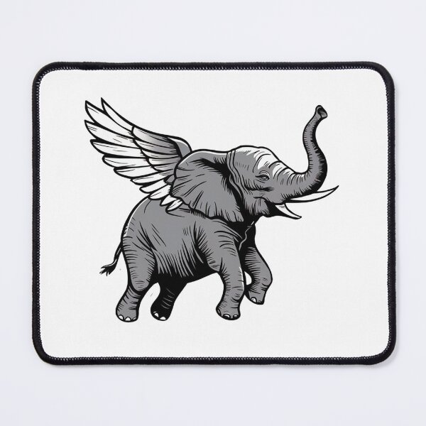 Item preview, Flying elephant designed and sold by lenodavies.