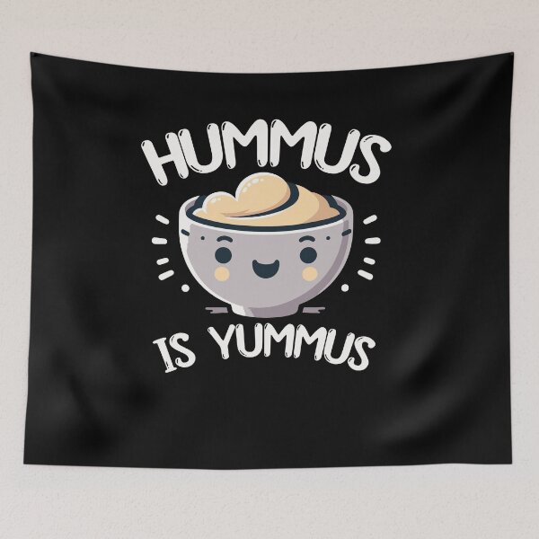 Item preview, Hummus Is Yummus Funny Vegan Food Lover Day designed and sold by Dressed For Duty.