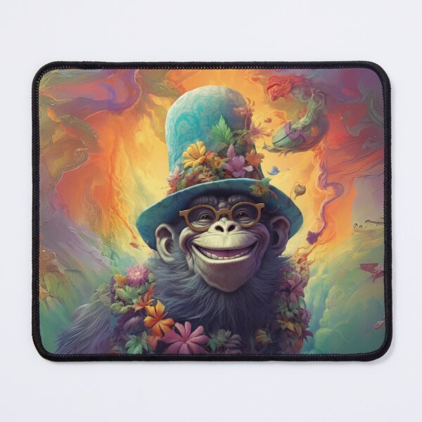Item preview, Floral Fantasy Chimp designed and sold by Sillytoe.