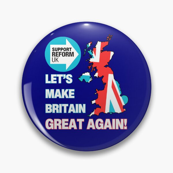 Item preview, Support Reform UK & Let's Make Britain Great Again designed and sold by JesterKrewArt.