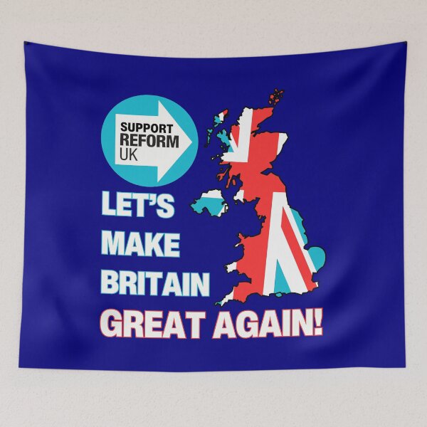 Item preview, Support Reform UK & Let's Make Britain Great Again designed and sold by JesterKrewArt.
