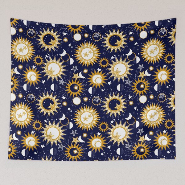 Item preview, Heavenly bodies, Yellow and dark blue designed and sold by Alex  Blud.
