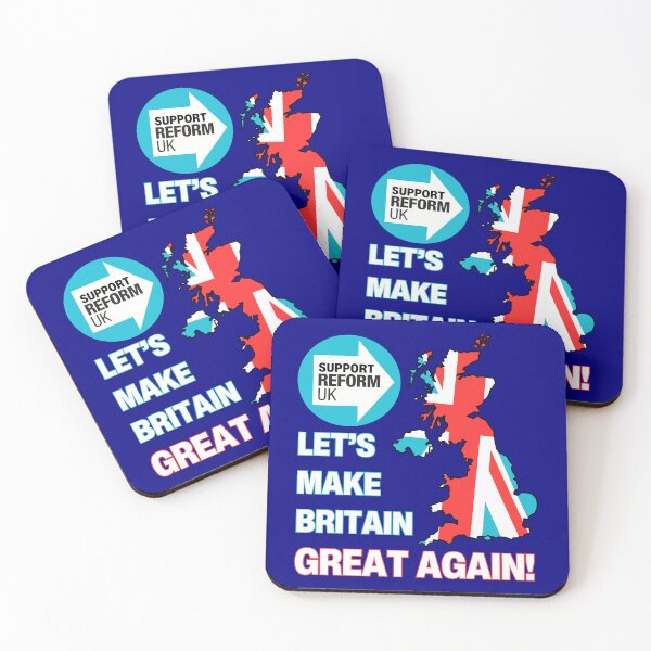 Item preview, Support Reform UK & Let's Make Britain Great Again designed and sold by JesterKrewArt.