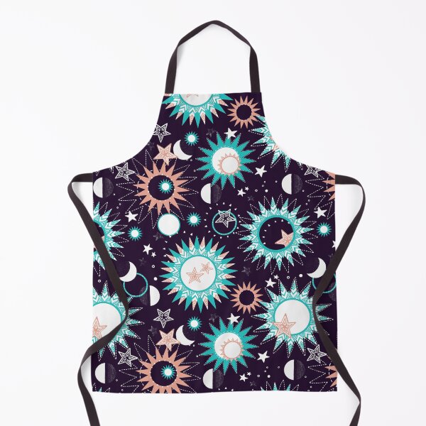 Item preview, Heavenly bodies, Pink and turquoise, dark dark purple designed and sold by Alex  Blud.