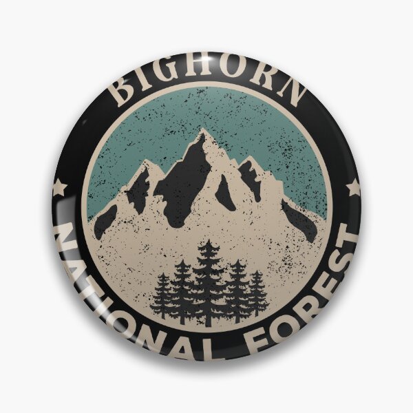 Item preview, Bighorn National Forest designed and sold by graphic-map.