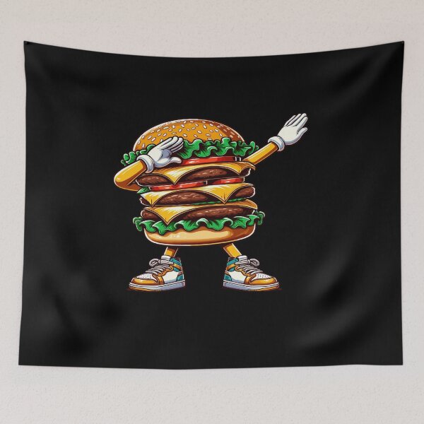 Item preview, Dabbing Burger Fast Food National Hamburger Dab Lovers designed and sold by Dressed For  Duty.