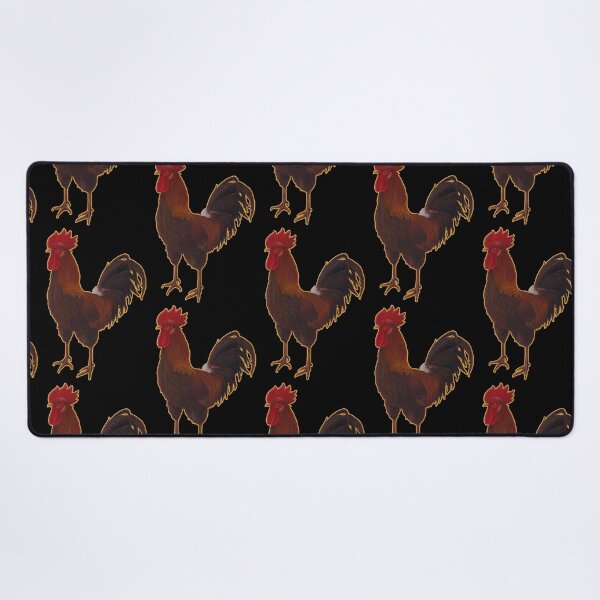 Item preview, ROOSTER Yellow - Gouache designed and sold by charactergirl.