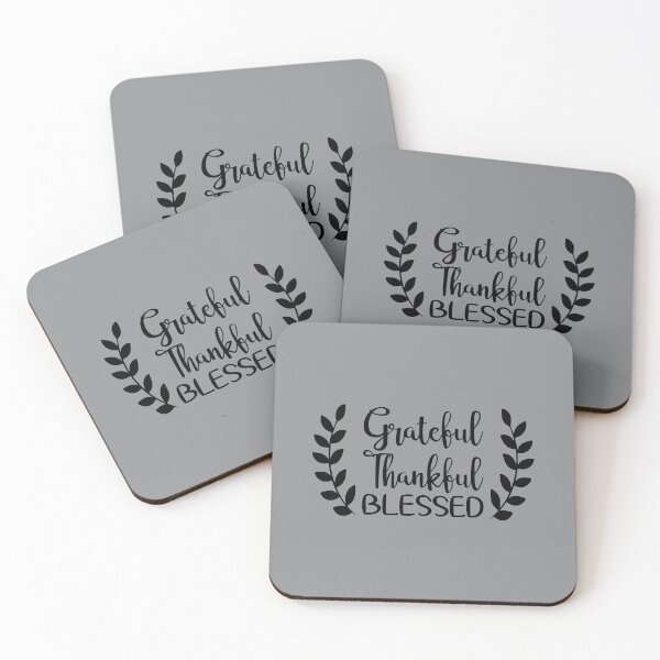 Item preview, Grateful, Thankful, Blessed designed and sold by simplydesignart.