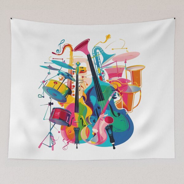 Item preview, Rhythmic Colors designed and sold by AI-Only Creations.