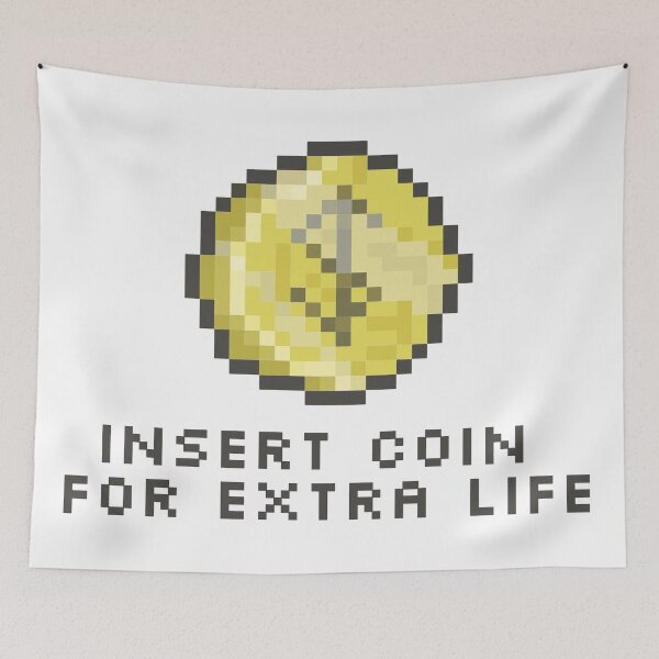 Item preview, insert coin for extra life designed and sold by helixter.