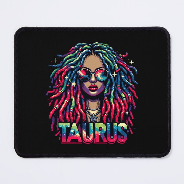 Item preview, Taurus Girl Dreadloc'd Hair Locks Art Zodiac Birthday designed and sold by Dressed For Duty.