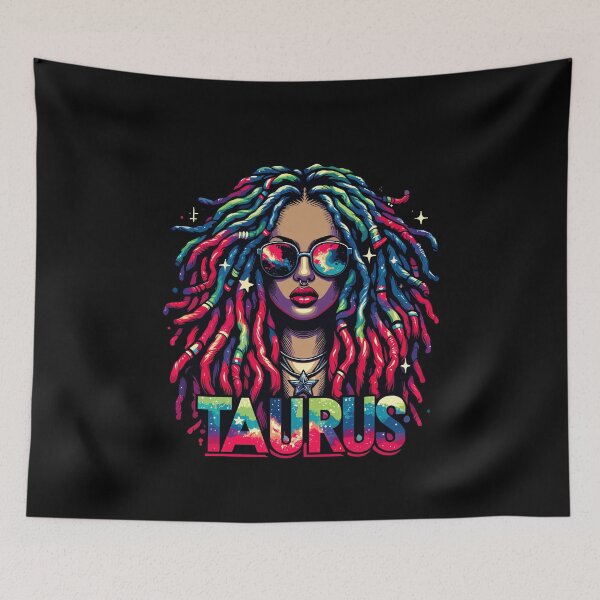 Item preview, Taurus Girl Dreadloc'd Hair Locks Art Zodiac Birthday designed and sold by Dressed For  Duty.