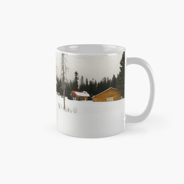 Item preview, Snow-Covered Bow Lake Lodge designed and sold by rawshutterbug.