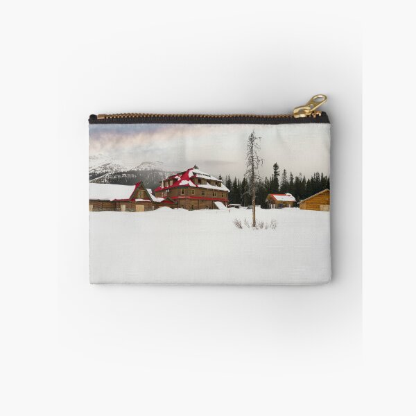 Item preview, Snow-Covered Bow Lake Lodge designed and sold by rawshutterbug.