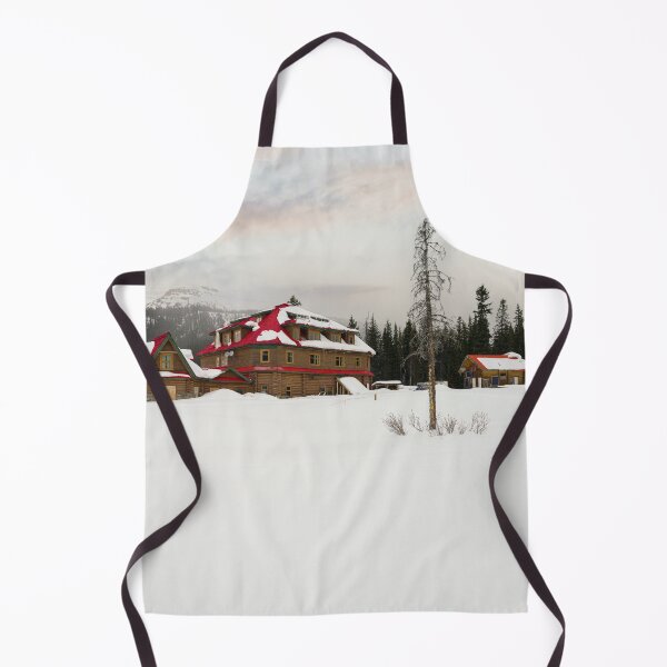 Item preview, Snow-Covered Bow Lake Lodge designed and sold by rawshutterbug.