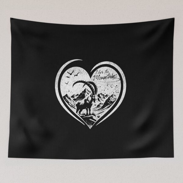 Item preview, Hiking - I Love The Mountains designed and sold by strokli.