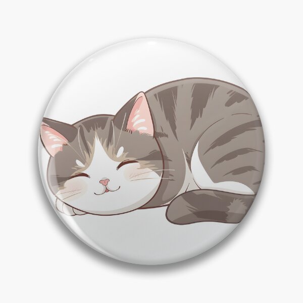 Item preview, Kawaii Sleeping Neko (Ver.2) designed and sold by CheonjaeDesigns.