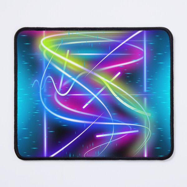 Item preview, Neon Lines Abstract designed and sold by AbeeRedB.