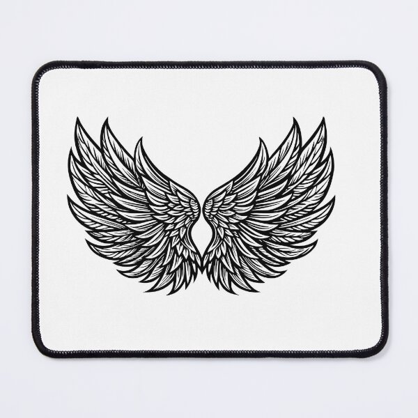 Item preview, angel wings black designed and sold by jkrphoto.