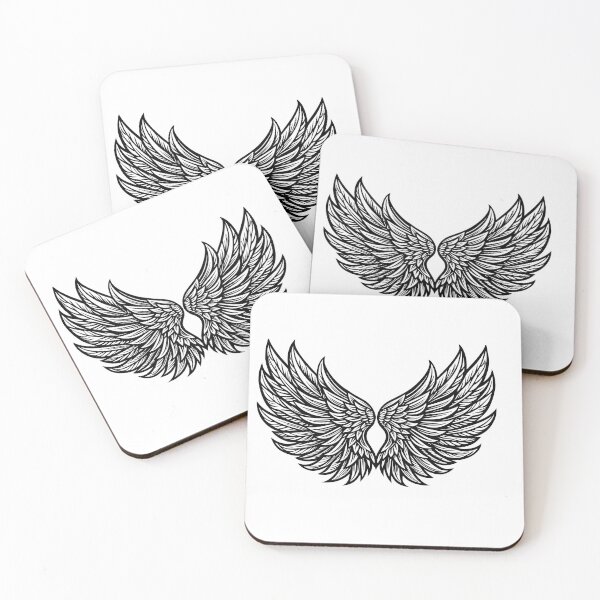 Item preview, angel wings black designed and sold by jkrphoto.