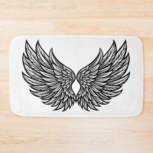 Item preview, angel wings black designed and sold by jkrphoto.