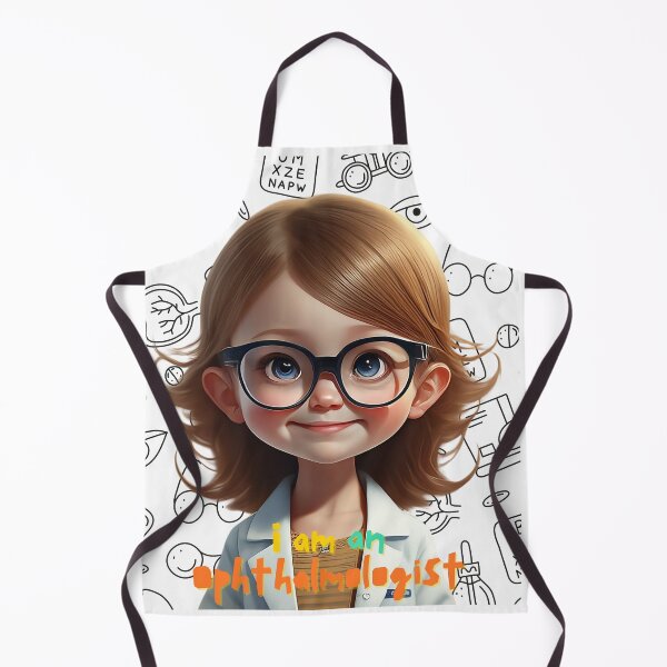 Item preview, Cute Ophthalmologist girl with word I am ophthalmologist ,brafdesign  designed and sold by Brafdesign.