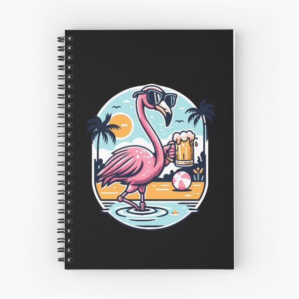 Item preview, Funny Flamingo Bird Drinking Mug Of Beer Summer Vacation designed and sold by Dressed For Duty.