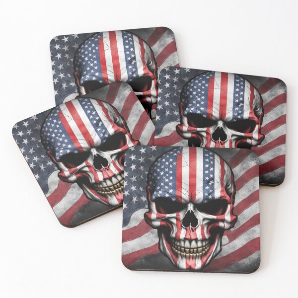 Item preview, American Flag Skull designed and sold by Artythedawg.