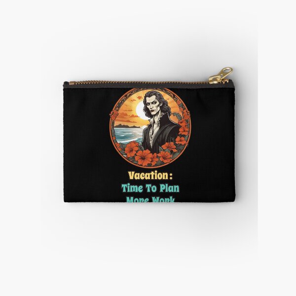 Item preview, Workaholic Vampire by The Beach - Vacation, Time to Plan More Work designed and sold by Ridiculam Toga.