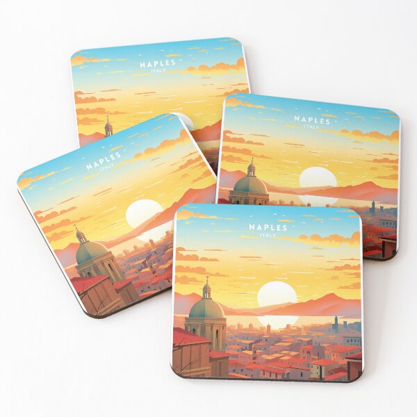Item preview, Naples Italy Coastal Splendor designed and sold by NeuralVibe.