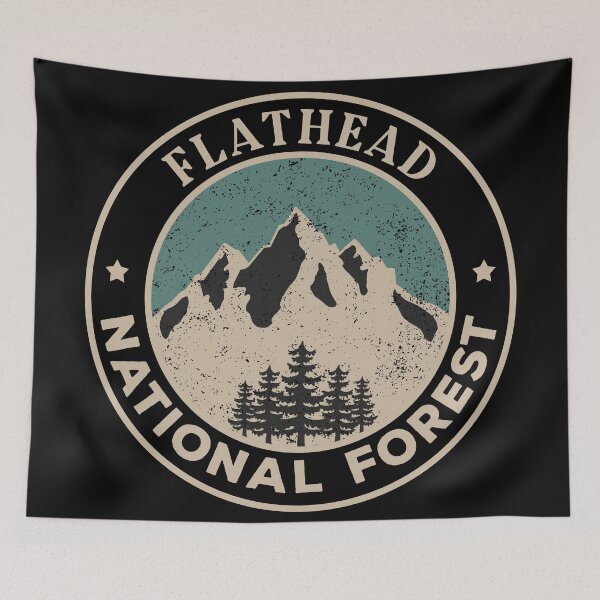 Item preview, Flathead National Forest designed and sold by graphic-map.