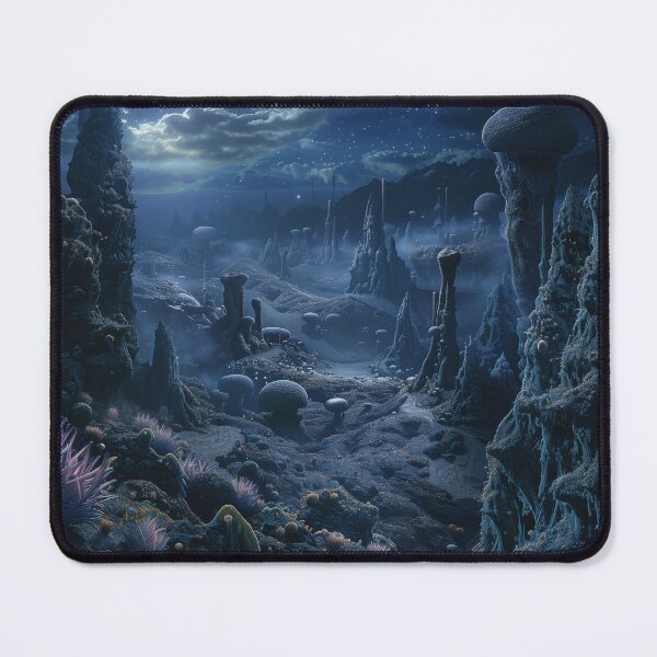 Item preview, Alien Moonlit Landscape designed and sold by palmyst.