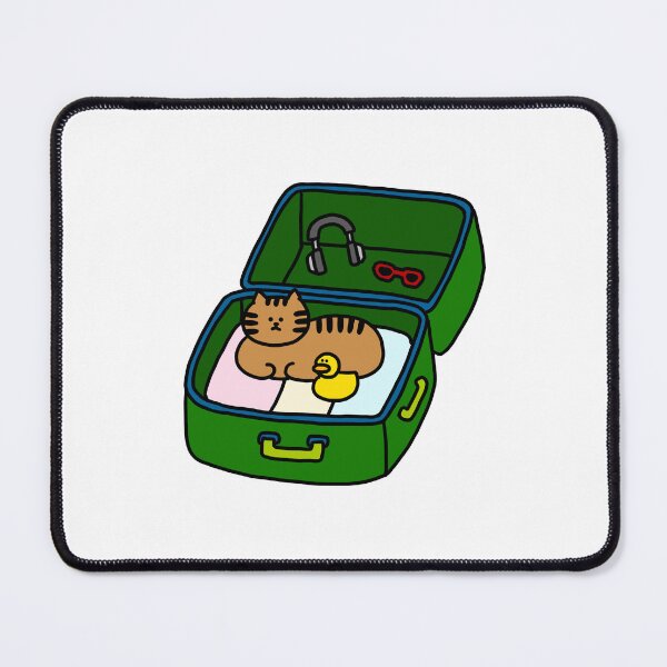 Item preview, a Cat and a Duck in the luggage designed and sold by superbaechoo.