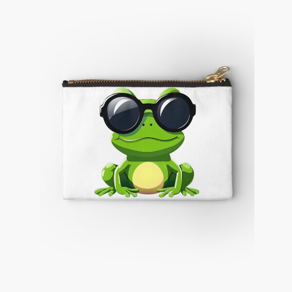 Item preview, A Cute Frog with Sunglasses designed and sold by DWorriBHappi.
