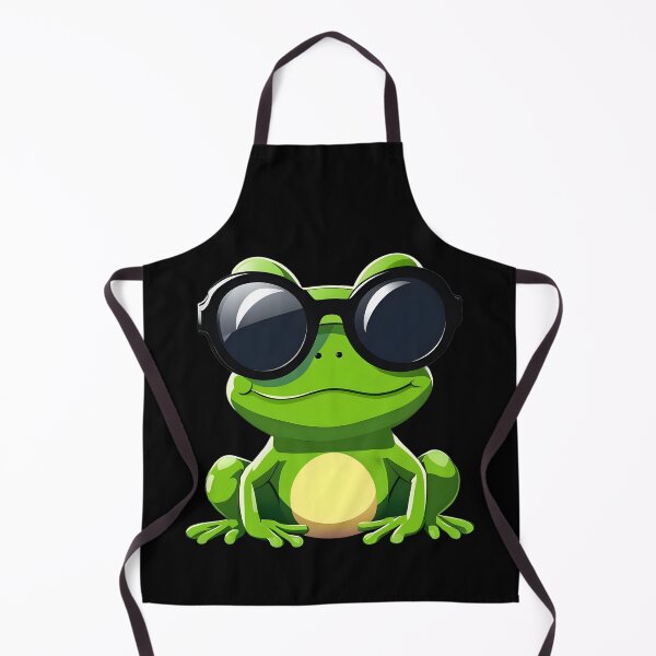 Item preview, A Cute Frog with Sunglasses designed and sold by DWorriBHappi.