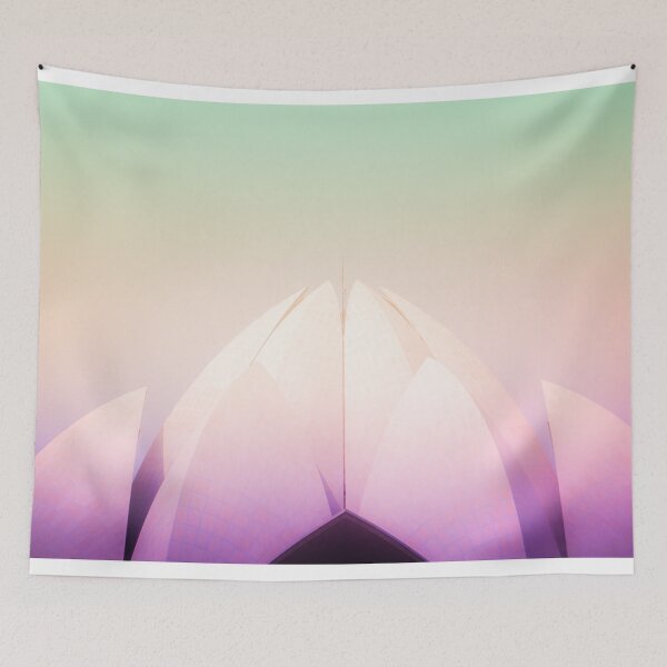 Item preview, The Artist Inspiration, The Best Soft Pastels Over The Lotus Temple, Delhi, India designed and sold by Vivvismak.